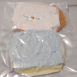 Corduroy Hair Organizer Accessories In Soft Colors